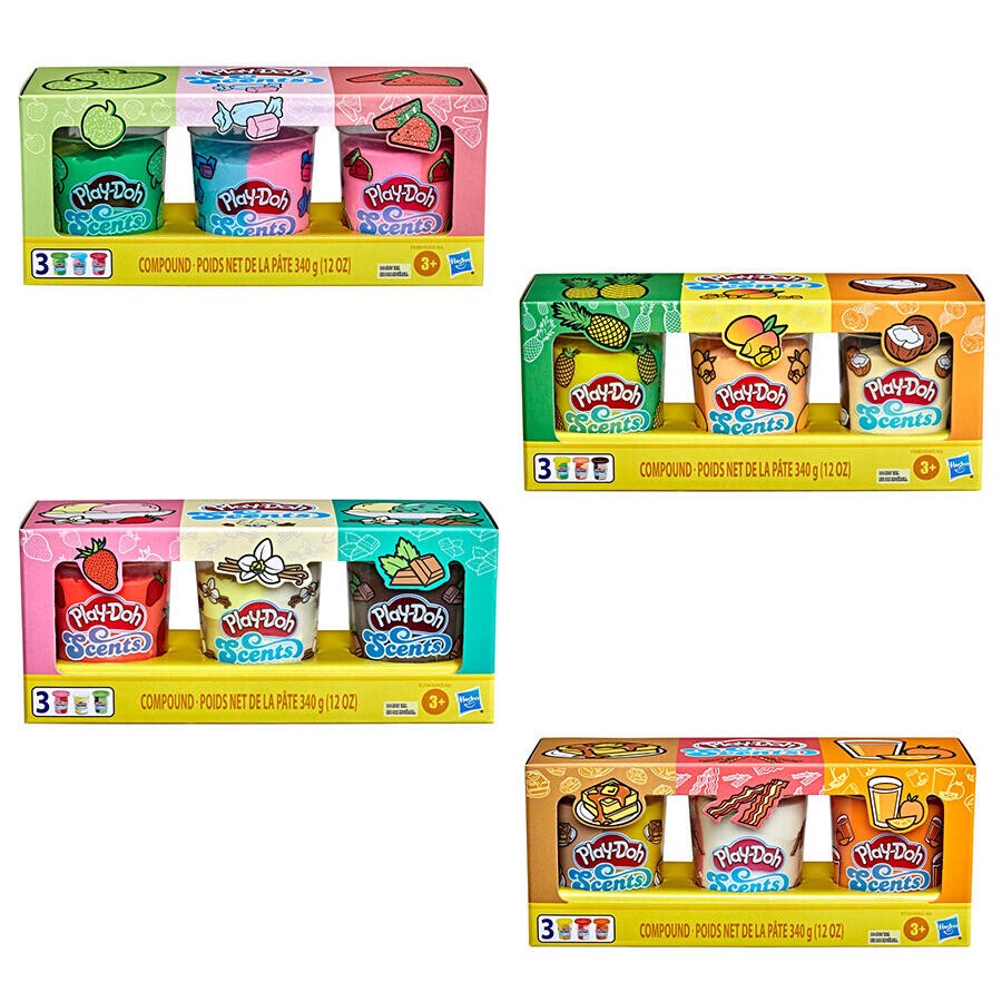 萬聖節小禮物 Play-Doh 香味泥膠3件裝