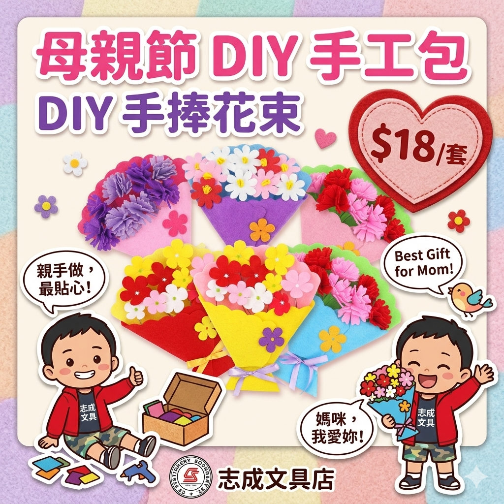 父親節手工花束包
